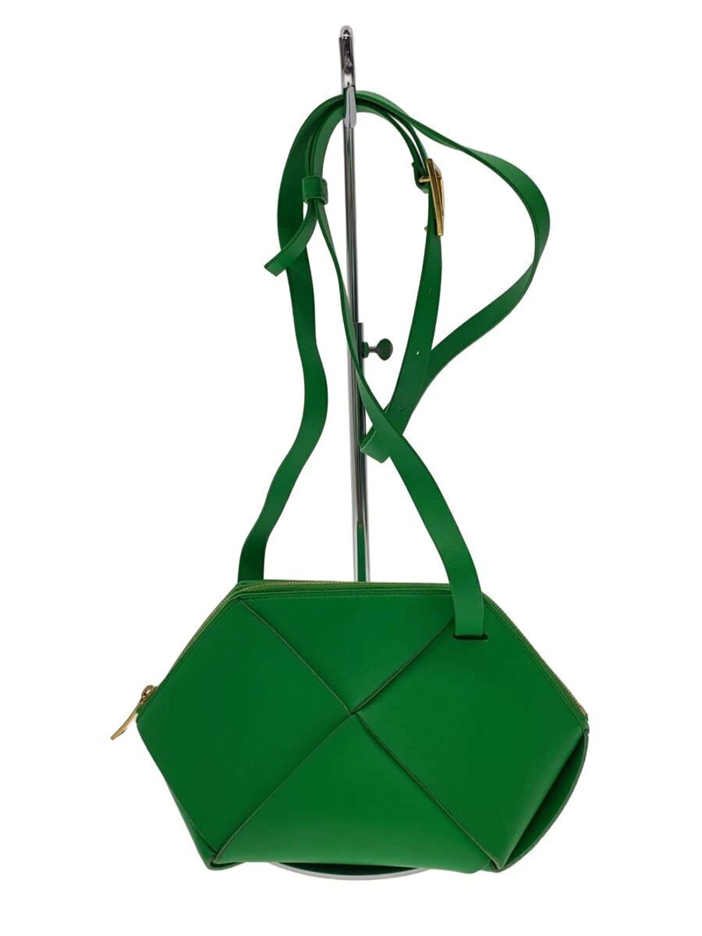 BOTTEGA VENETA Waist Crossbody Belt Bag Leather Green